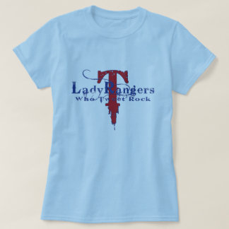 BLAUER T RED/BLUE ENTWURF DAMEN-RANGERS WHO TWEET T-Shirt