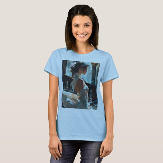 Blauer T - Shirt (Vorne ganz)