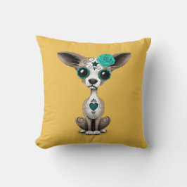 Blauer Tag des toten Kissen