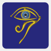 BLAUER TALISMAN, Detail Quadratischer Aufkleber (Vorderseite)