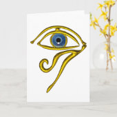 BLAUER TALISMAN KARTE (Gelbe Blume)