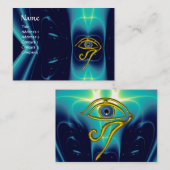 BLAUER TALISMAN, lila weiß Visitenkarte (Vorne/Hinten)