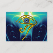 BLAUER TALISMAN, lila weiß Visitenkarte (Rückseite)