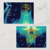 BLAUER TALISMAN, lila weiß Visitenkarte (Vorne/Hinten)