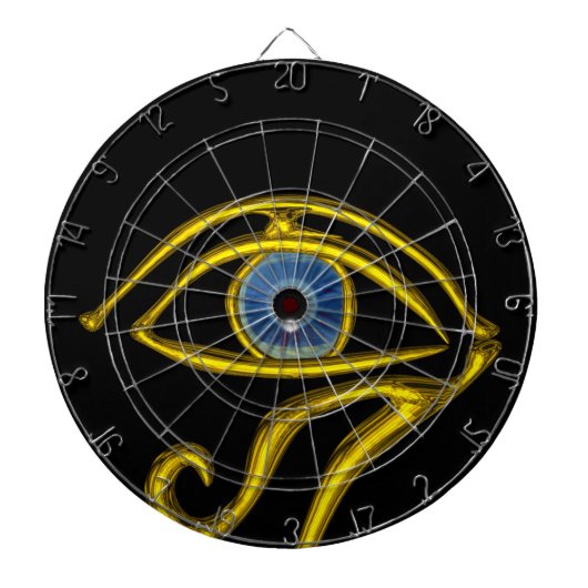 BLAUER TALISMAN, schwarz Dartscheibe (vorne)