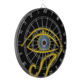 BLAUER TALISMAN, schwarz Dartscheibe (Vorderseite Links)