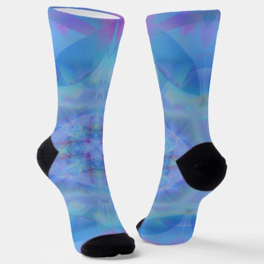 Blauer Tänzer Socken (Gewinkelt)