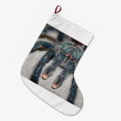 Blauer Tarantel Großer Weihnachtsstrumpf (Vorderansicht (hängend))
