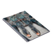Blauer Tarantel Notizblock (Rechte Seite)