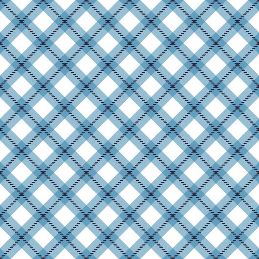 Blauer Tartan-Blanket für rustikale Innenräume Fleecedecke