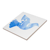 Blauer Taubenstein Fliese (Seite)