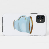 Blauer Teacup iPhone 5 Kasten Case-Mate iPhone Hülle (Rückseite (Horizontal))