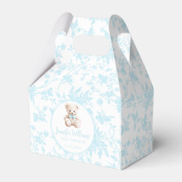 Blauer Teddy Bär Baby Dusche Bonbons Geschenkbox Geschenkschachtel