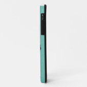 Blauer Telefon-Kasten Bostons Terrier Case-Mate iPhone Hülle (Hinten/Links)