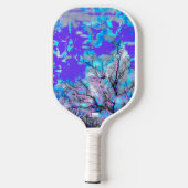 Blauer Teppichboden Pickleball Schläger (Rückseite)