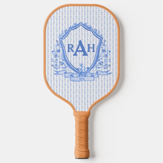 Blauer Teppichkern Pickleball Paddle (Vorderseite)