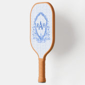Blauer Teppichkern Pickleball Paddle (Links)
