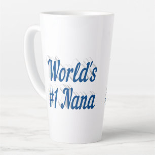 Blauer Text von Nana Milchtasse