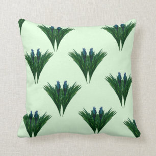 Blauer Thistle Kissen