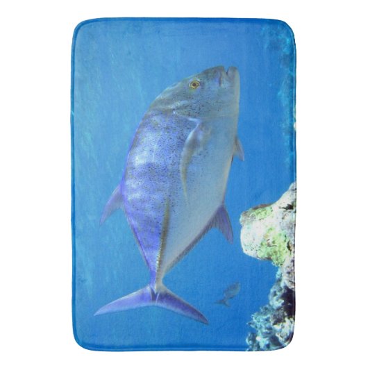Blauer Thunfisch Badematte (Vorderseite Vertikal)