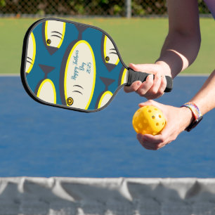 Blauer Thunfisch — Tag des Vaters von Meerestieren Pickleball Schläger