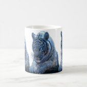 blauer Tiger Becher Kaffeetasse (Mittel)