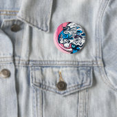 Blauer Tiger Button (Beispiel)