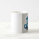 Blauer Tiger Kaffeetasse (Mittel)