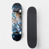 Blauer Tiger Skateboard (Vorne)