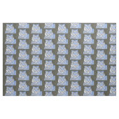 Blauer Tiger Stoff (Fat Quarter (45,7 x 55,9 cm))