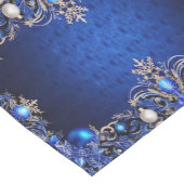 Blauer Tischläufer (Ecke)