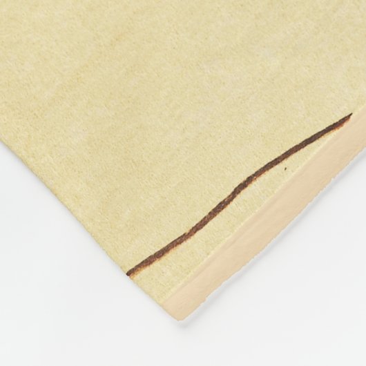 Blauer Tit Bird, Paulownia Zweig, Roter Herbst Blä Fleecedecke (Ecke)