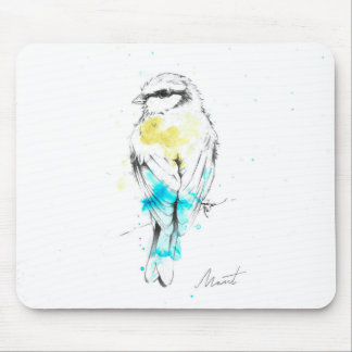 Blauer Tit Mousepad