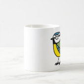 Blauer Tit Tasse (Mittel)