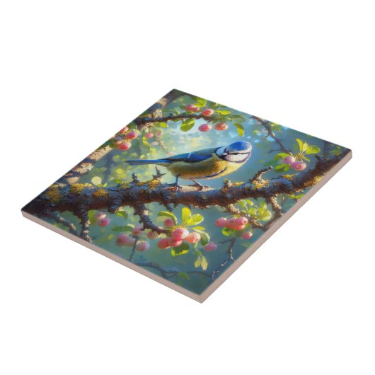 Blauer Titer 1 Fliese (Seite)