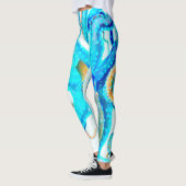 Blauer Toctopus Leggings (Links)