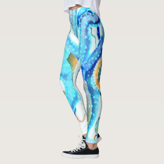 Blauer Toctopus Leggings (Links)