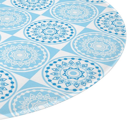 Blauer Ton Schneidebrett (Ecke)