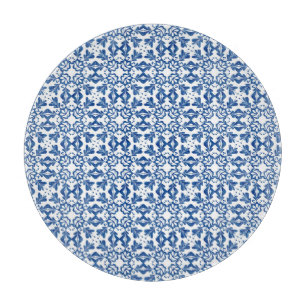 Blauer Ton Schneidebrett