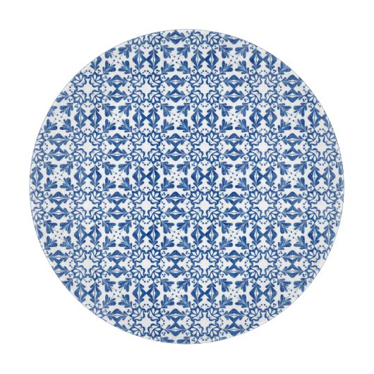 Blauer Ton Schneidebrett (Vorderseite)