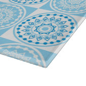 Blauer Ton Schneidebrett (Ecke)