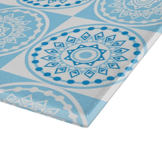 Blauer Ton Schneidebrett (Ecke)