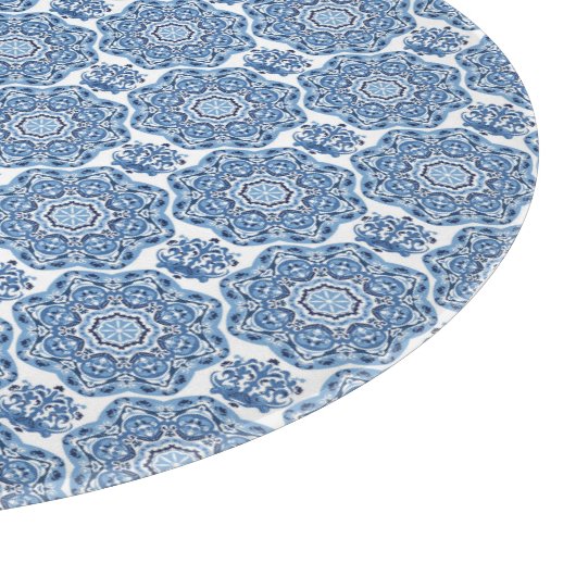 Blauer Ton Schneidebrett (Ecke)