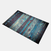 Blauer Tonersatz Doormat Fußmatte (Schrägansicht)