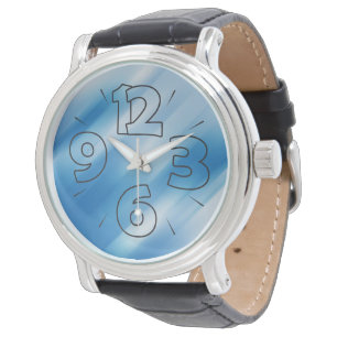 Blauer Topaz Armbanduhr