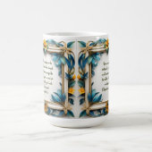 Blauer Topaz Blossom Rahmen Kaffeetasse (Mittel)