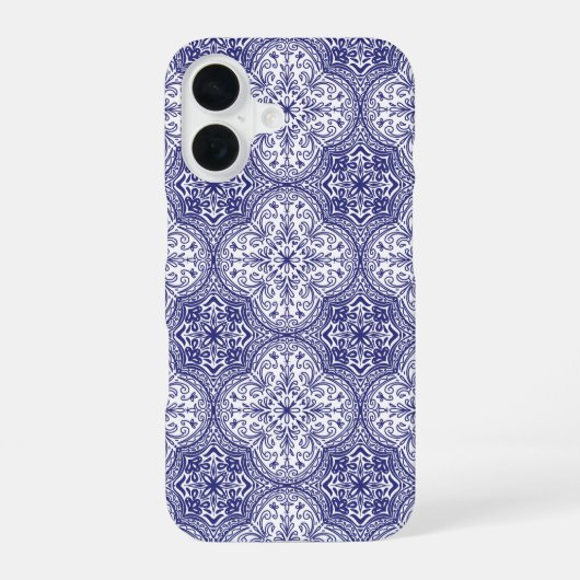 Blauer Tor iPhone 16 Hülle (Rückseite)