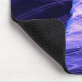 Blauer Tornado-Raum Mousepad (Ecke)