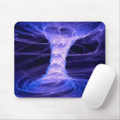 Blauer Tornado-Raum Mousepad (Mit Mouse)