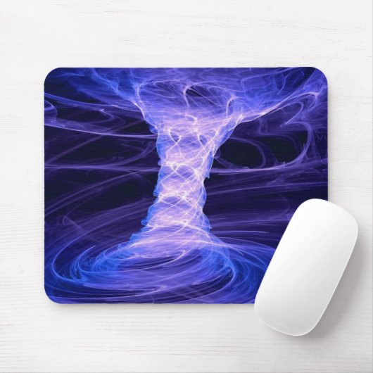 Blauer Tornado-Raum Mousepad (Mit Mouse)